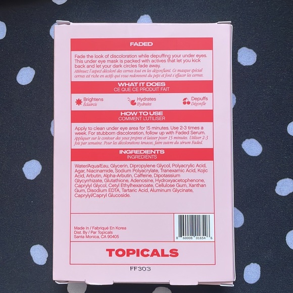 Faded Under Eye Masks - Picture 2 of 2